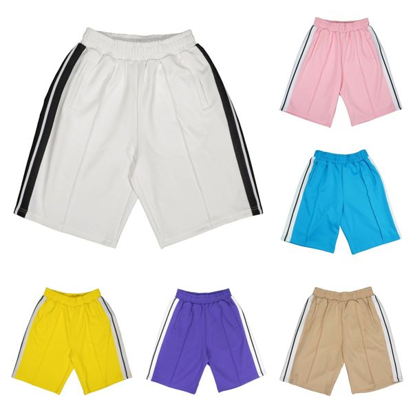 Shorts pour hommes shorts de sport de créateurs 2023ss pantalons d'été en coton baggy pantalons de jogging rayés colorés pour hommes et femmes