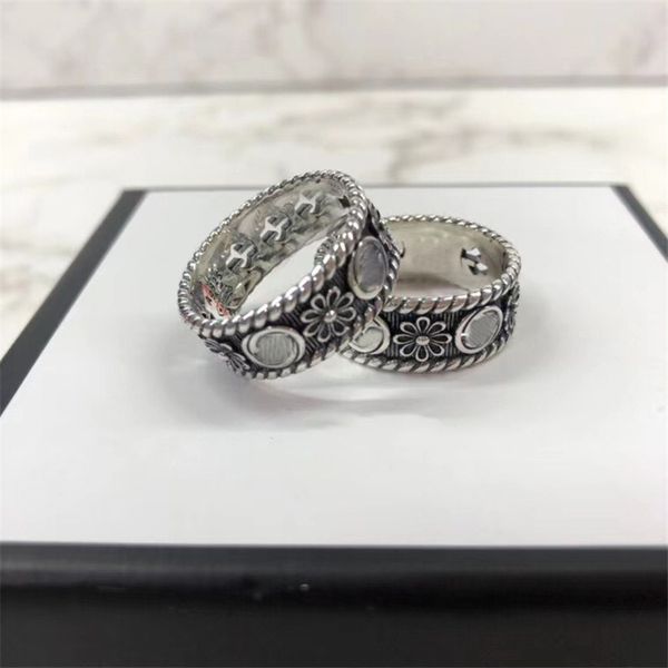 Designers Womens Ring Extravagante Ladies Gold Rings Anniversary Party Love Rings For Women Tamanho 6 7 8 Com jóias de luxo de caixa