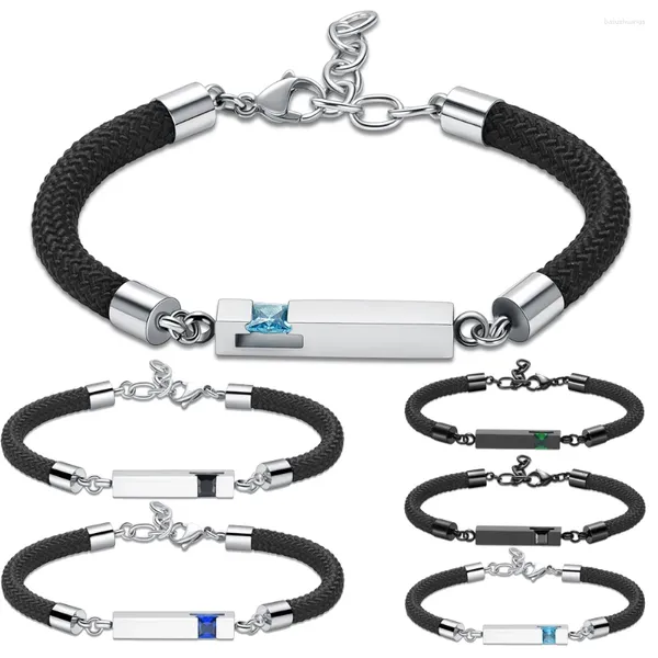 Bracciale rigido per cremazione con urna a tubo lungo in acciaio inossidabile per ceneri di animali domestici, regalo per uomini e donne, gioielli ricordo per gli amanti