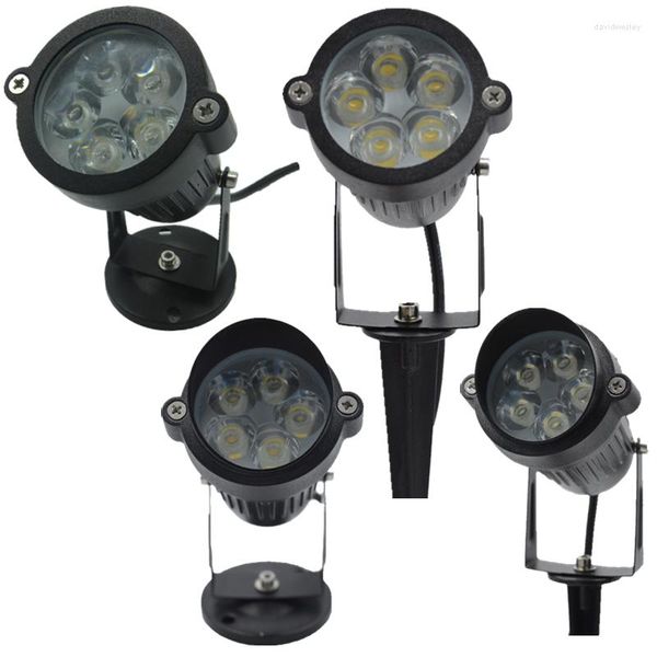 Außenbeleuchtung LED 15W 12W 9W DC12V Garten Hof Strahler Ständer Rasen Strahler IP65 wasserdichte Landschaft Spike Birne AC220V