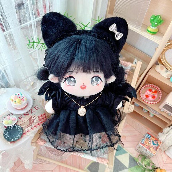 Dolls 20cm Idol Doll Anime Plush Star Star Dolls Cute CHETED CUSTEIZAÇÃO Toys Toys Cotton Baby Dollies Toys Toys Coleção Presente 230426