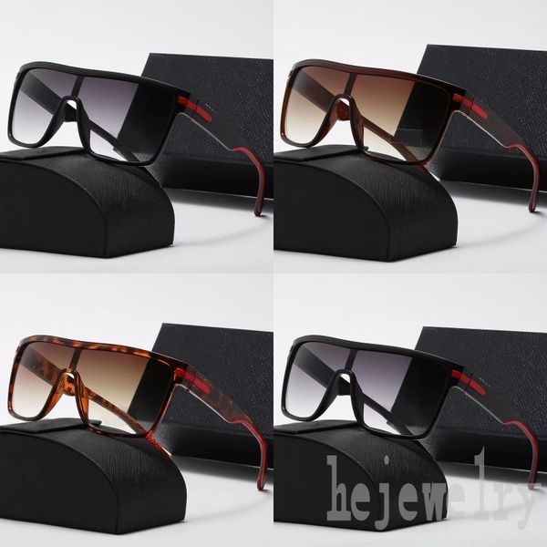 Moderne Sonnenbrille für Herren übergroße Designer-Sonnenbrille mit monolithischer Linse UV-Schutz Sonnenbrille UV-beständige übergroße Designer-Brille Mann PJ040 F23