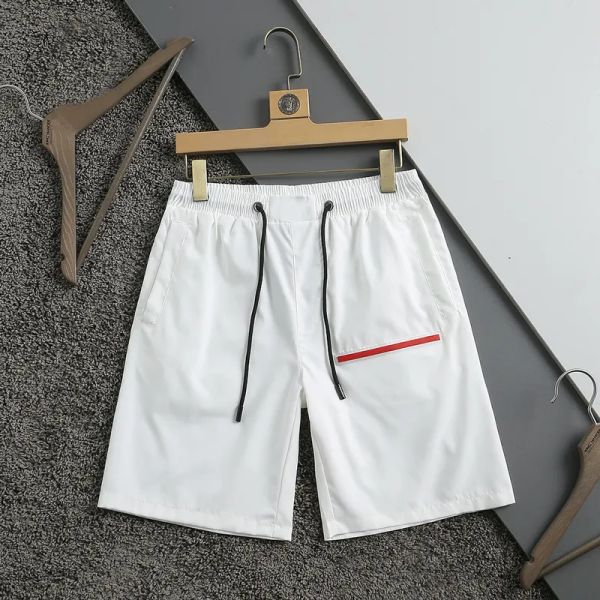 Novos shorts masculinos plus size verão casual wear clássico carta padrão respirável shorts tamanho M-3XL