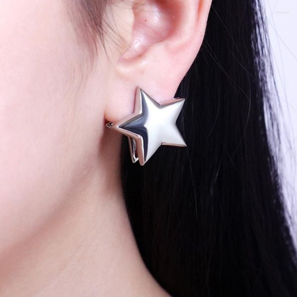 Orecchini a bottone Pentagram Star Ear Sweet Cool Cartilagine Gioielli Moda Piercing Regalo di compleanno