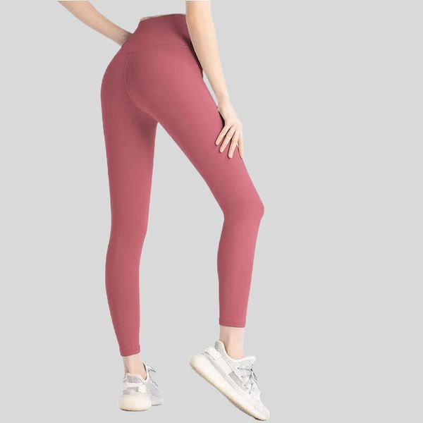 Leggings femininas calças de ioga femininas contração abdominal sensação nua alta elasticidade nylon cintura alta leggings sexy push up corrida meia-calça de ginástica roupas de atletismo