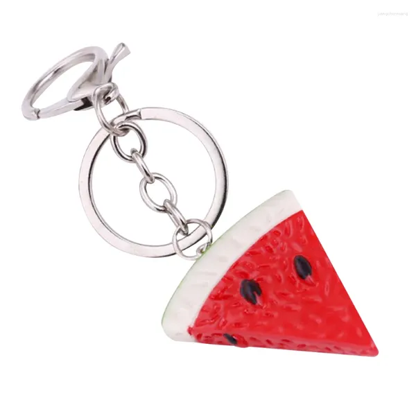Schlüsselanhänger Lady Gifts Damen Schlüsselanhänger Wassermelonenscheiben Mode Taschenanhänger Auto Damen Geschenke