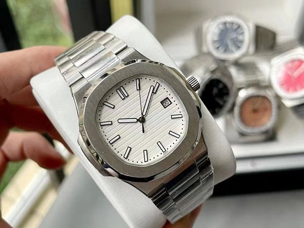 Relógio masculino Designer relógios de alta qualidade relógios Montre MOVEM AVISOS PARA MENINOS DIAMENTOS RELISÃO MULHERM MULHERMÁTICO BOUTique Strap Men With Box