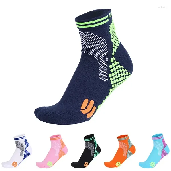 Erkek Çoraplar Benzersiz Tasarım Spor Ayak Bileği Unisex Parlak Renk Açık Sıkıştırma Basketbol Koşu Fitness Yok Düşük Tüp