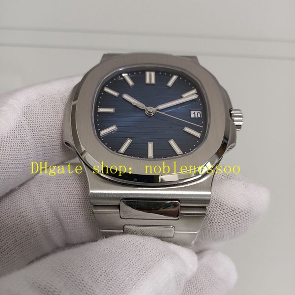 4 Orologio automatico stile 904L da uomo 40 mm cristallo di zaffiro blu bianco grigio bracciale in acciaio inossidabile GR Super Cal.324 S C movimento meccanico orologi sportivi