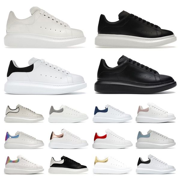 alexandermcqueens alexandra mcqueen mc queen alexander mcqueens Womens Mens Dress Shoes black White Blue Red Velvet Grey Shock Pink 【code ：L】Luxury Designer Sneakers Trainers