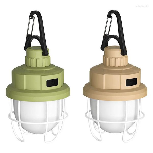 Tragbare Laternen 360 ° drehbare Zeltlampe Batterielaterne BBQ Camping Licht Außenbirne USB LED Notbeleuchtung für Terrasse Veranda Garten