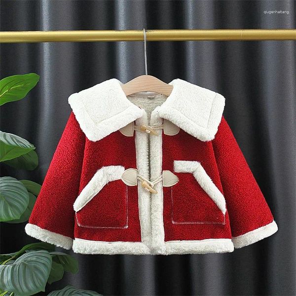 Daunenmantel Mädchen Dicke Mäntel Winter Kinder Warme Samtjacken Für Baby Baumwolle Oberbekleidung Kleidung Kinder Weihnachten Tops Kostüm Kleinkind