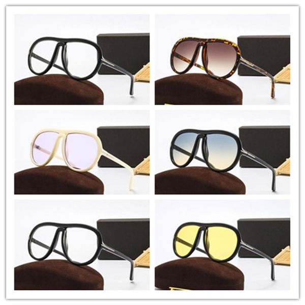 Dropshipping Brand Tom Designer солнцезащитные очки высококачественные металлические солнцезащитные очки для мужчин женские солнцезащитные очки UV400 Lens Lense Lonsex Logos на ноге с коробкой 8 цветов