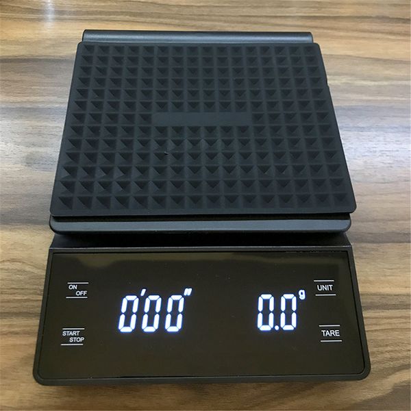 Домашние масштабы Электронные кухонные масштабы с точностью Timer Digital Scales Smart Coffee Coffee Scale Scales Food Scale Scale 3 кг/0,1 г 230426