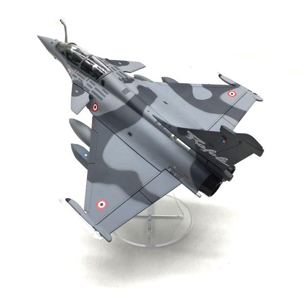 Aircraft Modle Military French Rafale B Fighter Modell im Maßstab 1:72 mit Ständer Alloy Plane Collection mit Box Weihnachtsgeschenk 230426