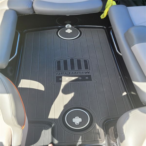 zy 2011 Mastercraft X25 Plataforma de natação Cockpit Pad Barco EVA Espuma Tapete de piso de teca