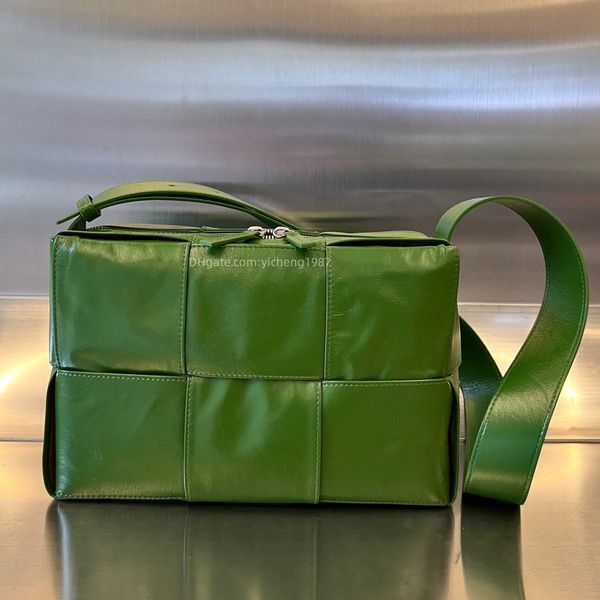 10a de alta qualidade BV BAGOS DE CAMADORES CANDY ARCO DE MAIS DE MAPIA DE MANUSE CHIDA MULHADA MULHA BACA DE ombro da senhora moda de couro genuíno de abacate verde Bolsa Crossbody Bolsa Frete grátis