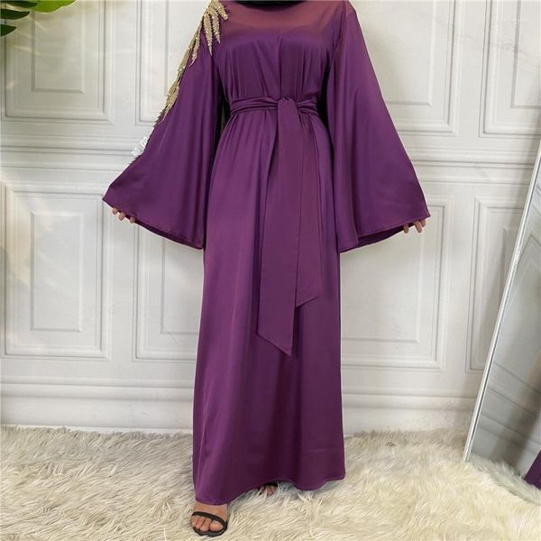 Этническая одежда мусульманская абая женщина молитва молитва Исламские платья Химар Джилбаб Ид Вестидос Длинное платье завуалированное кафтан
