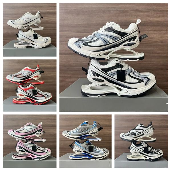 scarpe da uomo scarpe firmate da donna scarpe casual flow runner piattaforma moda donna sneakers nero bianco verde rosa blu scuro grigio cemento beige arcobaleno ombra outdoor