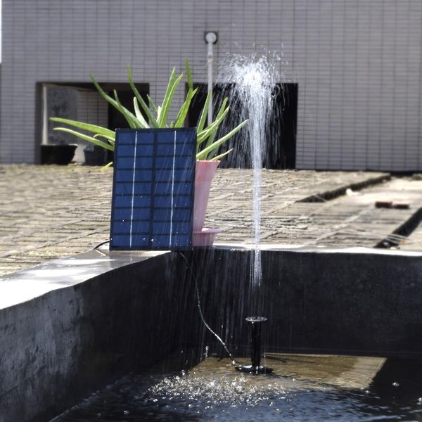 Pompe Kit pompa acqua ad energia solare 9V 1.8W Pannello solare Fontana galleggiante ad energia solare per vasca da bagno per uccelli Pompa acqua da giardino