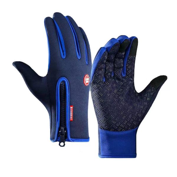 2023 зимние теплые лыжные уличные перчатки высокого качества для мужчин, рыбалки, водонепроницаемые сенсорные женские спортивные перчатки для верховой езды, ветрозащитные нескользящие перчатки