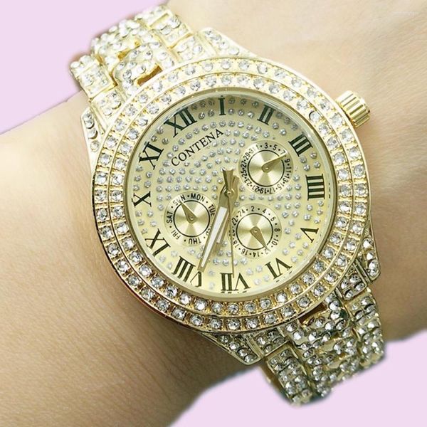 Orologi da polso Bracciale da donna di lusso Orologi al quarzo per orologio magnetico femminile Abito sportivo da donna Quadrante romano Orologio da polso Relogio Feminino