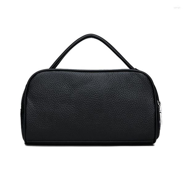 Bolsas de noite com zíper duplo masculino Multi-camada de bolsa de camada