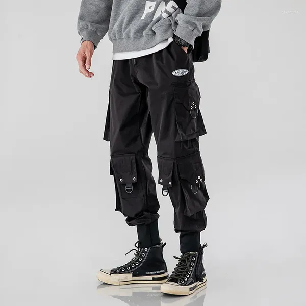 Pantaloni da uomo Paracadutista Uomo Cargo High Street Pantaloni sportivi Hip Hop Moda Uomo Jogging Streetwear Tasche multiple Pantaloni funzionali