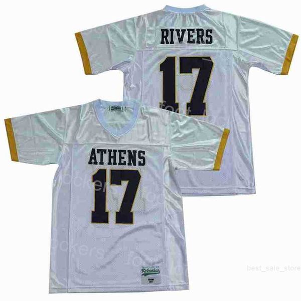 Futebol 17 Philip Rivers High School Jerseys ST Michael Catholic University Pullover All Stitching Team White Moive Breathable For Sport Fans College Retire Man