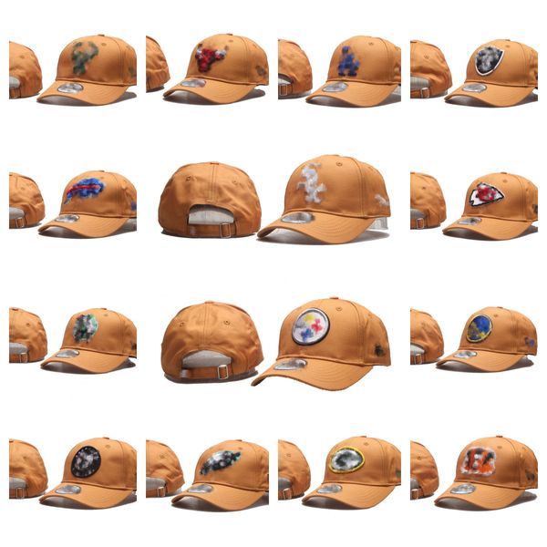 Snapbacks de luxo chapéus equipados com chapéu todos os designers de logotipo de equipe Basquete de basquete ajustável Bordado bordado algodão malha