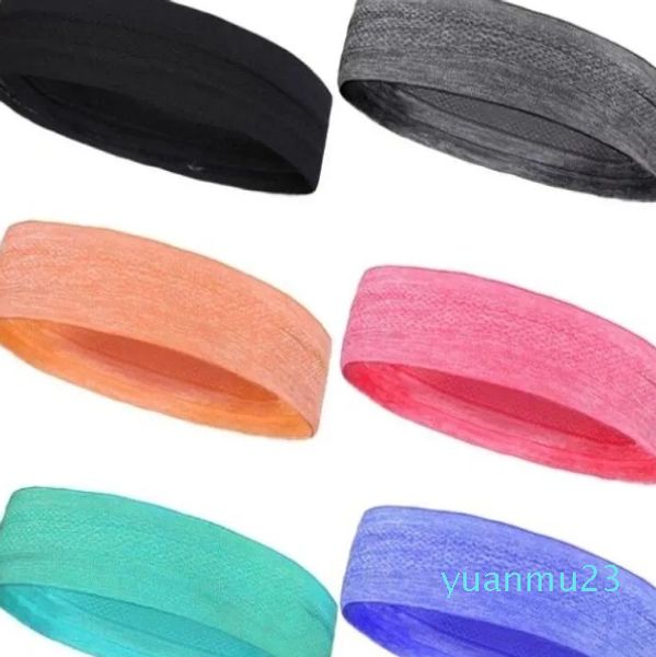 Fascia sportiva alla moda Fasce per capelli da corsa fitness Yoga Fascia elastica per capelli in silicone antiscivolo Accessori per capelli Copricapo