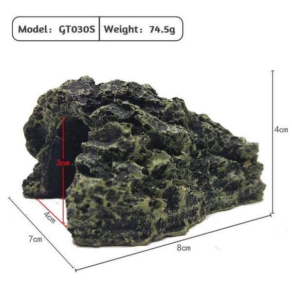 Decoração suprimentos para répteis tartaruga plataforma de secagem pet plataformas de escalada tartaruga rockery secagem volta anfíbios lagarto plataforma buraco caverna