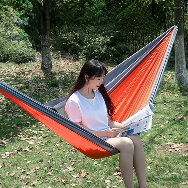 Kamp Mobilya Ultralight Camping Hamak Hammock Swing Seyahat Taşınabilir Alan Antiollover Uyuyan Hamak Hamak Dış Hamana Colgante