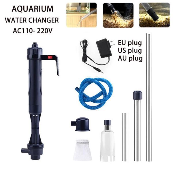 Werkzeuge Aquarium Wasserwechselpumpe Reinigungswerkzeug Wasserwechsler Kiesreiniger Siphon Wasserfilterpumpe Aquarium Wasserwechsler 110220V