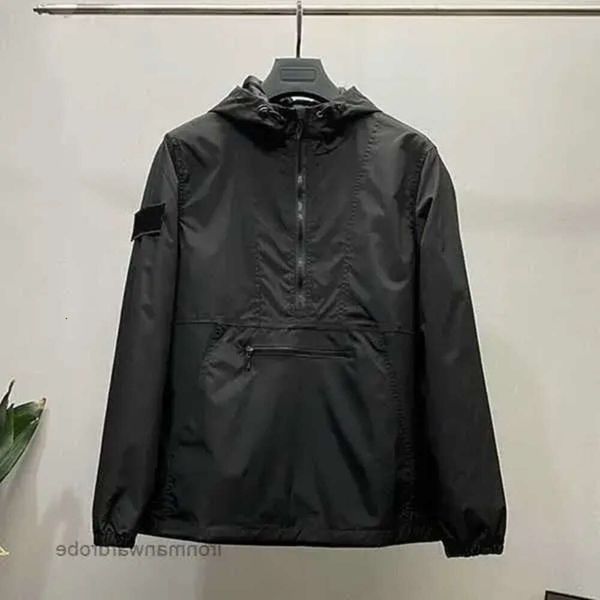 Vape Designer-Tasche, gut aussehende Oberbekleidung, Abzeichen, Reißverschluss, Hemd, Jacke, lockerer Stil, Herbst-Herren-Oberteil, Oxford, tragbar, High Street, Stones Island