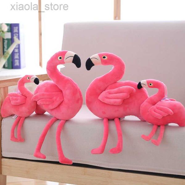 Dolgulu peluş hayvanlar 25cm flamingo peluş oyuncaklar doldurulmuş kuş yumuşak bebek pembe flamingo düğün hediye yüksek kaliteli yumuşak hayvan oyuncakları kızlar için hediyeler