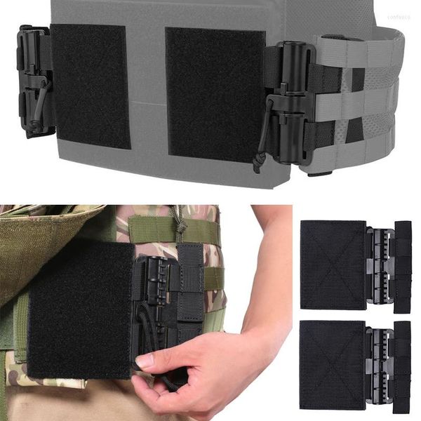 Jackets de caça 1 par de adaptadores de liberação rápida para equipamento tático do peito Cummerbund Desconectar fivelas acessórios acessórios