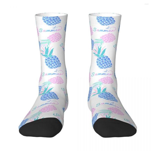 Herrensocken Dream Of Pineapple Adult Simplicity Geometry Fantasy Macarons Unisex Herren Damen