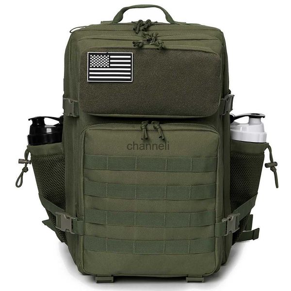 Rucksackrucksäcke 50L Militärischer taktischer Rucksack Armeetasche Jagd MOLLE Rucksack GYM für Frauen/Männer EDC Outdoor Wanderrucksack Hexe Flaschenhalter YQ231127