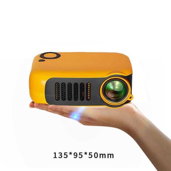 A2000 mini portátil LED ao ar livre compacto HD 1080P projetor de telefone móvel Escritório de ensino pode ser usado em aulas de educação infantil pode usar projetores L231127