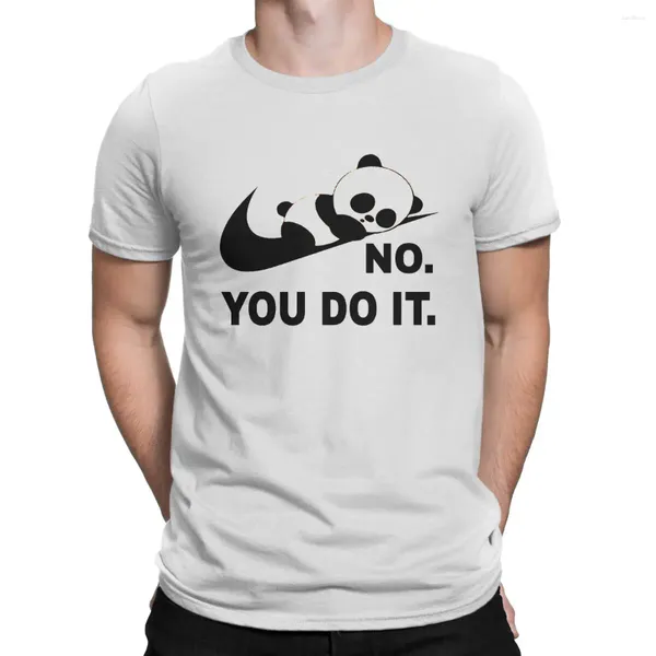 Camiseta masculina não você faz isso camiseta exclusiva panda camisa casual est camiseta para homens mulheres