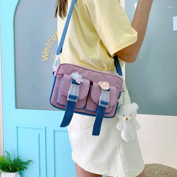 Borse da sera Cartelle Freshen Preppy JK Zaini uniformi Donna Ragazza Borsa da scuola casual di grande capacità Borsa a tracolla