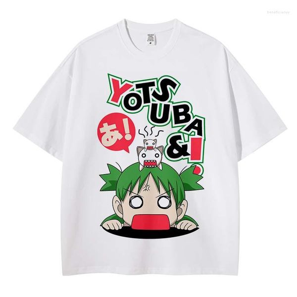 Herren T-Shirts Herren Harajuku Shirt Lustiges Anime Girl Print T-Shirt Hip Hop Streetwear Baumwolle Casual T-Shirt Sommer Kurzarm Weiß Tops T-Shirts