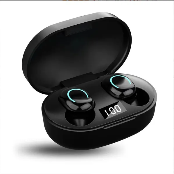 X12 TWS Bluetooth 5.2 Kopfhörer Kabelloser Kopfhörer Stereo Headset Kabelloser Kopfhörer Tragbare Ladebox Mini-Ohrhörer mit HD-Mikrofon für iPhone