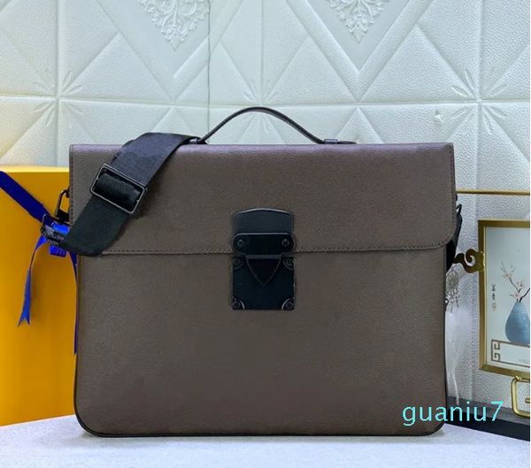 Borsa a tracolla Borsa per laptop dal design classico con logo stampato