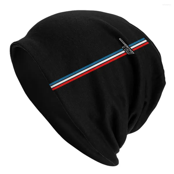 Berets S Motorrad Rennwagen Caps Casual Herbst Winter Outdoor Skullies Beanies Hüte Frühling Warme Dual-use-Motorhaube Gestrickte Hut