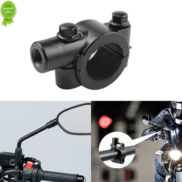 Neu Neu 1 stücke 22mm M10 M8 Motorrad Spiegelhalterung Halterung Klemme Für Motorrad Lenker Moped Dirt Pit Bike ATV Quad 4 Wheeler