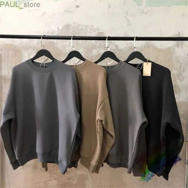 Erkek Hoodies Sweatshirts Sezon 6 Sweatshirts Erkek Kadınlar 1 1 Yüksek kaliteli hoodies calabasas ağır kumaş kaput231122