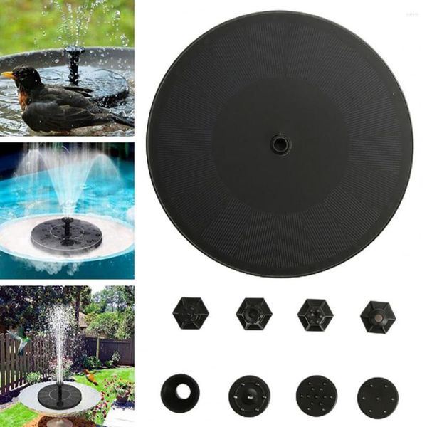 Bewässerungsgeräte, Gartenbrunnen, dekorativ, leistungsstarke ABS-Wasserzirkulation, schwimmend, Solar für Vogeltränke