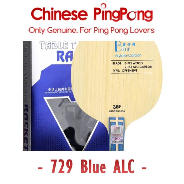 Racchette da ping pong Original 729 BLUE ALC Carbon Table Tennis Blade Racchetta offensiva Ping Pong Bat Paddle 231127